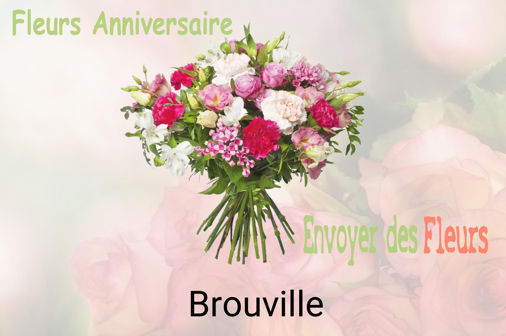 Bouquet de fleurs d’anniversaire livré à Brouville